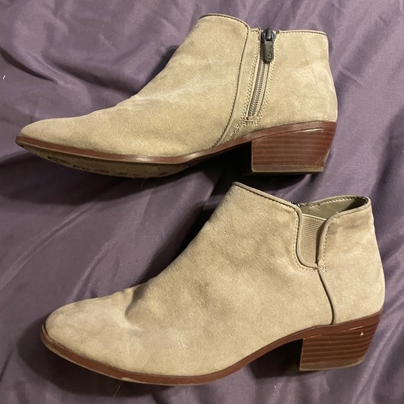 Circus Sam Edelman Phoenix Tan Suede Chelsea Boots Booties Sz 8.5 Western Basic‎ - Picture 2 of 15